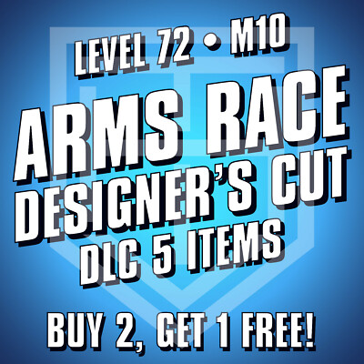 Borderlands 3 [ARMS RACE DESIGNERS CUT DLC 5] Buy 2 Get 1! Level 72 ANY PLATFORM