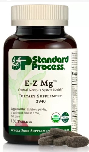 Proceso Estándar, 4 E-Z Mg Magnesio Orgánico a Base de Plantas, 180 Tab. Mejor por 9.26. - Imagen 2 de 6
