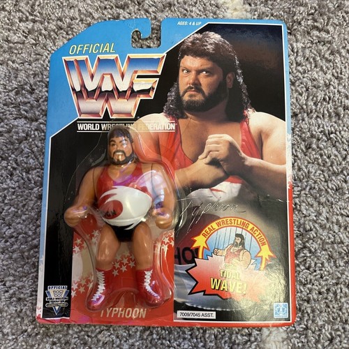 WWF HASBRO TYPHOON MOC ACTION FIGURE FREE WORLDWID...