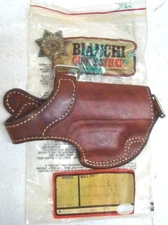 Bianchi 13 "SCORPION" for H&K P9S pistol Suede Lined Brn Leather RH Holster NOS