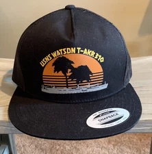 RARE Yupoong Snapback Hat USNS Watson T-AKR 310 US Navy Ship Sunset NEW w/ Tag 