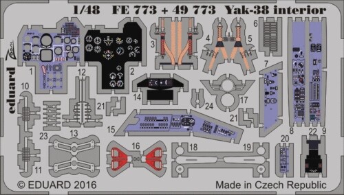eduard FE773 1/48 Yak-38 Forger Interior for Hobby Boss | eBay