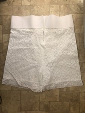 NEW CROWNETTE FRONT ZIP  HOOKS 4" WAISTBAND LACEY GIRDLE 56 13X WAIST 42"-52"