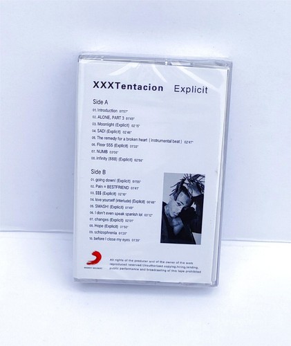 Tape, rap English song XXXTentacion? Question mark album, retro Walkman cassette - Picture 2 of 3