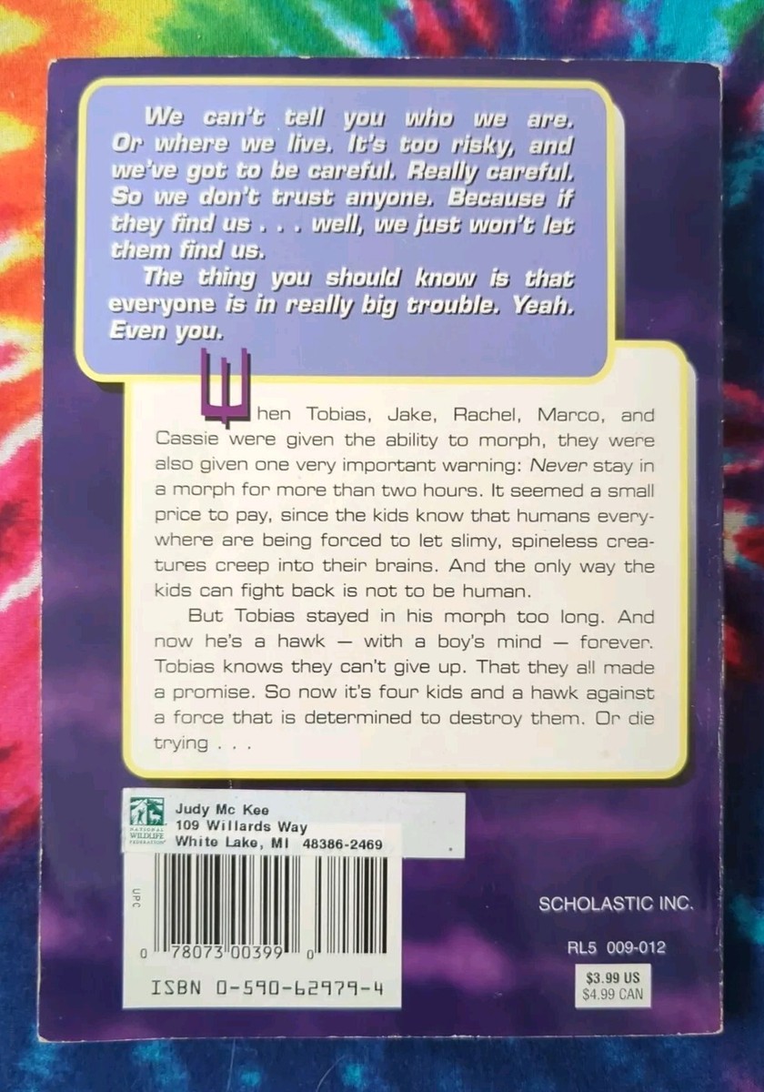 The Encounter #3 ANIMORPHS Applegate, 1996) Paperback Book