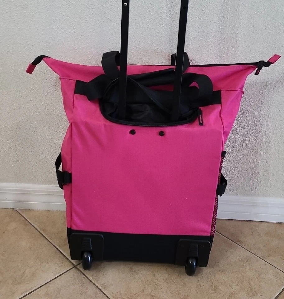 Bolso de Mano Olympia Casual Gear Sports Plus Rolling Shopper RS-200 Rosa Nuevo de Colección Foto 4 de 4