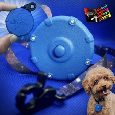 Galaxy Blue  Freebie 2 Lazy Leash Retractable Clip-On Dog Leash Keychain