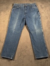 VINTAGE Dickies Carpenter Jeans 36x32 Blue Faded Relaxed Wide Leg Skater Y2K