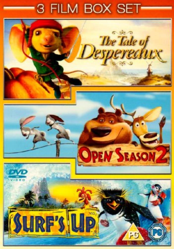 The Tale Of Despereaux/Open Season 2/Surf's Up DVD (2009) FREE SHIPPING