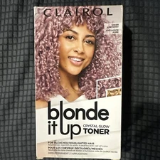 3 Clairol Blonde It Up Crystal Glow Toner Sheer Amethyst Demi Permanent Color