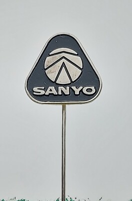 SANYO - Electric Co., Ltd. is a major electronics company Japa vitage pin badge