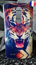 Coque Plastique Souple Housse Etui LG G3 Tigre Félin Lion Léopard Tiger 