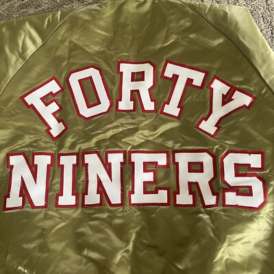 1960s FORTY NINERS ジャケット イエロー/レッド mens-scarlet