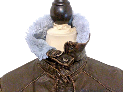 GALLERY PETITE RN 36232 – Women’s Brown Weather Distressed Bomber Jacket- Sz PS - Picture 5 of 11
