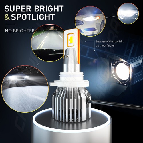 For Lexus NX200t 2015-2017 2x 9005 LED Headlight Bulbs High Beam Kit 6000K White - Picture 7 of 24