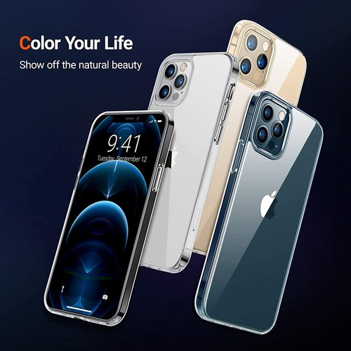CLEAR Case For iPhone 12 13 14 Pro Max Mini 11 XR XS SE 6 7 8 Plus 5 Shockproof - Picture 7 of 9