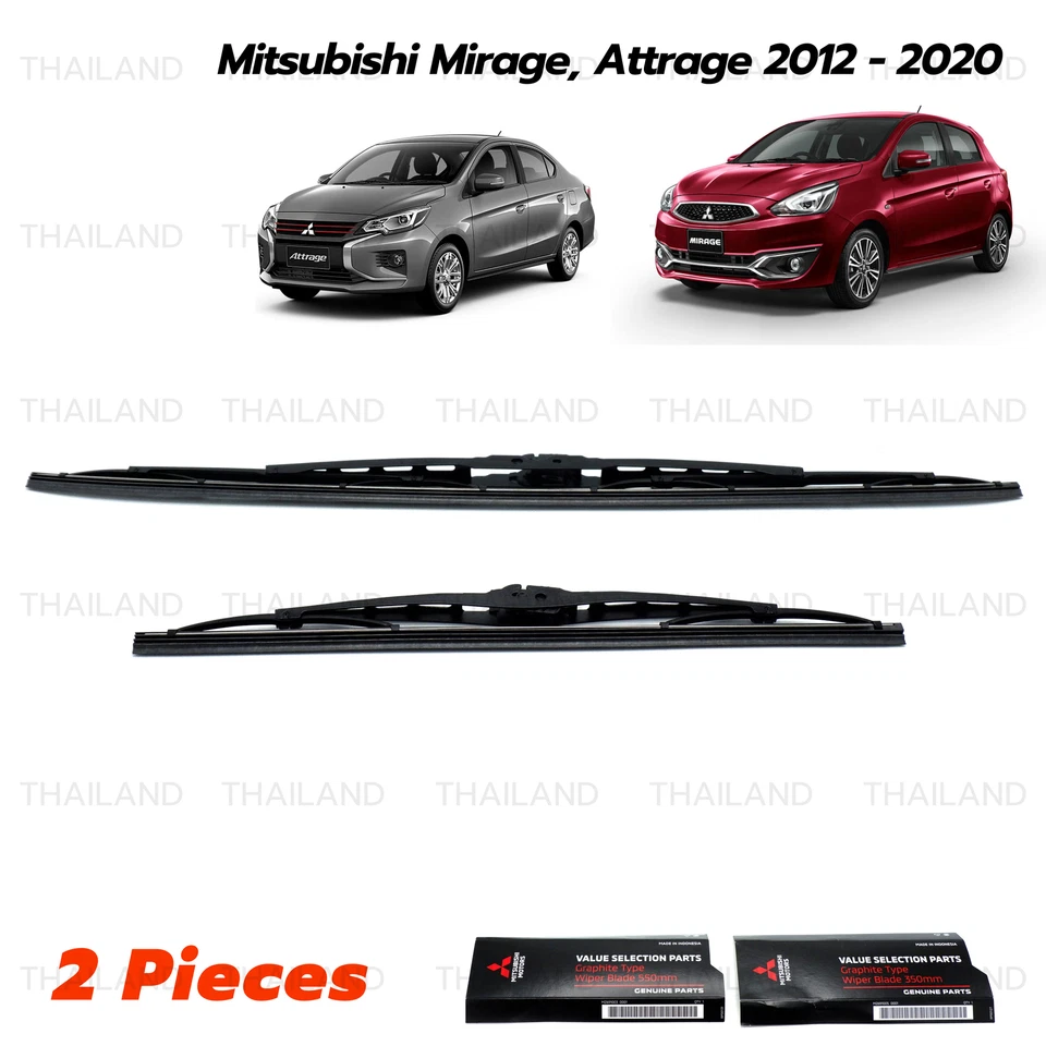 Windshield Wiper Blade 550mm 350mm For Mitsubishi Mirage Attrage 2012 2020 — 第 4/4 张图片