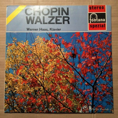 CHOPIN - WALZER - WERNER HAAS - LP - FONTANA - GERMANY (K783)
