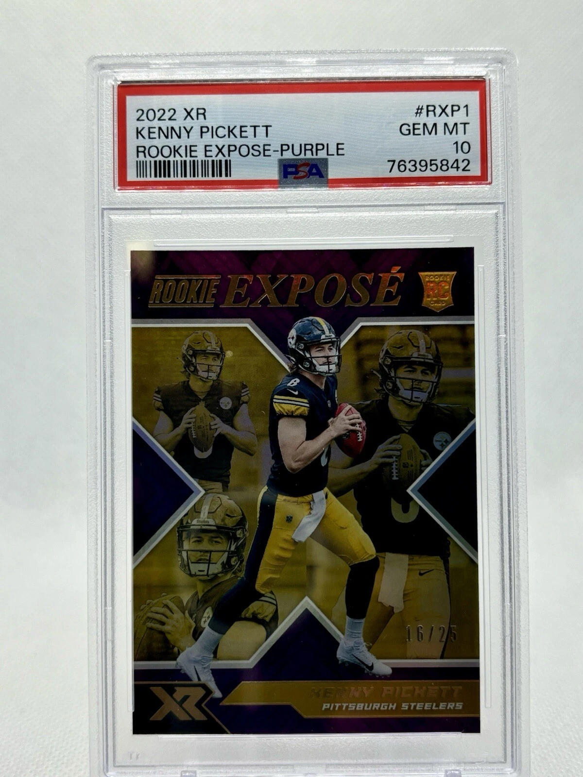 Kenny Pickett Panini XR Rookie Expose #RXP1 Purple