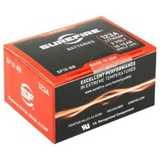 SureFire Gun Light Batteries Box of 12 - 