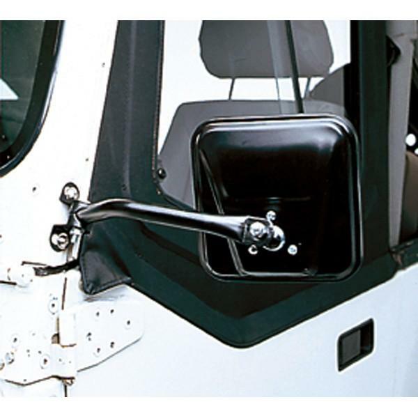 Kit rétroviseurs noirs style CJ pour Jeep Wrangler TJ 1997-2006