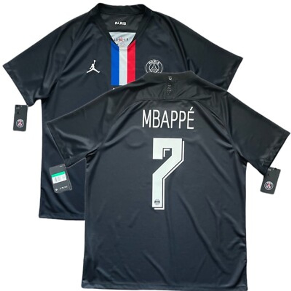 2019/20 PSG Fourth UCL Jersey #7 Mbappe XL Jordan Paris