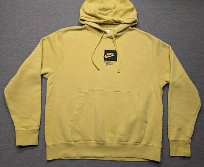 Nike AR Hood Saturn Gold Hoodie Sweatshirt Men's Size Medium