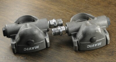 Pédales Mavic Automatiques Vintage Argent – 9/16, Course Eroica, Fabrication Française