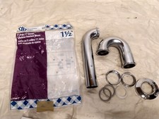 Dearborn Brass H704-1 17-guage 1 1/2" Chrome Finish P-Trap