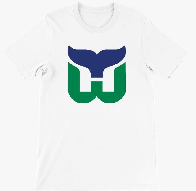 Hartford Whalers Throwback Retro Tshirt NHL Hockey Shirt 4colors Shirt Hartford Whalers Throwback Retro Tshirt NHL Hockey Shirt 4colors Shirt
