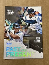 2018 Diamond Kings Past and Present #PP6 Frank Thomas/Jose Abreu White Sox