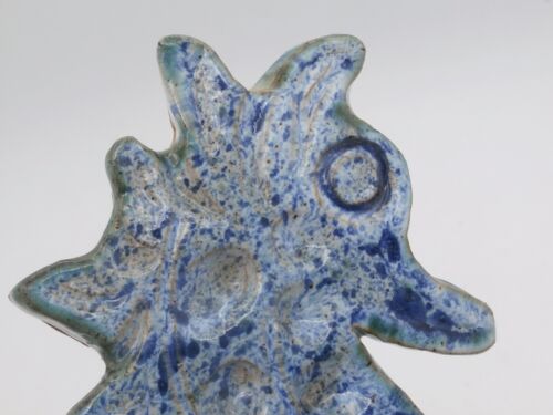 Pottery Blue Seahorse Figurine Home Decor Ocean Nautical Sea Life Beach - Picture 2 of 9