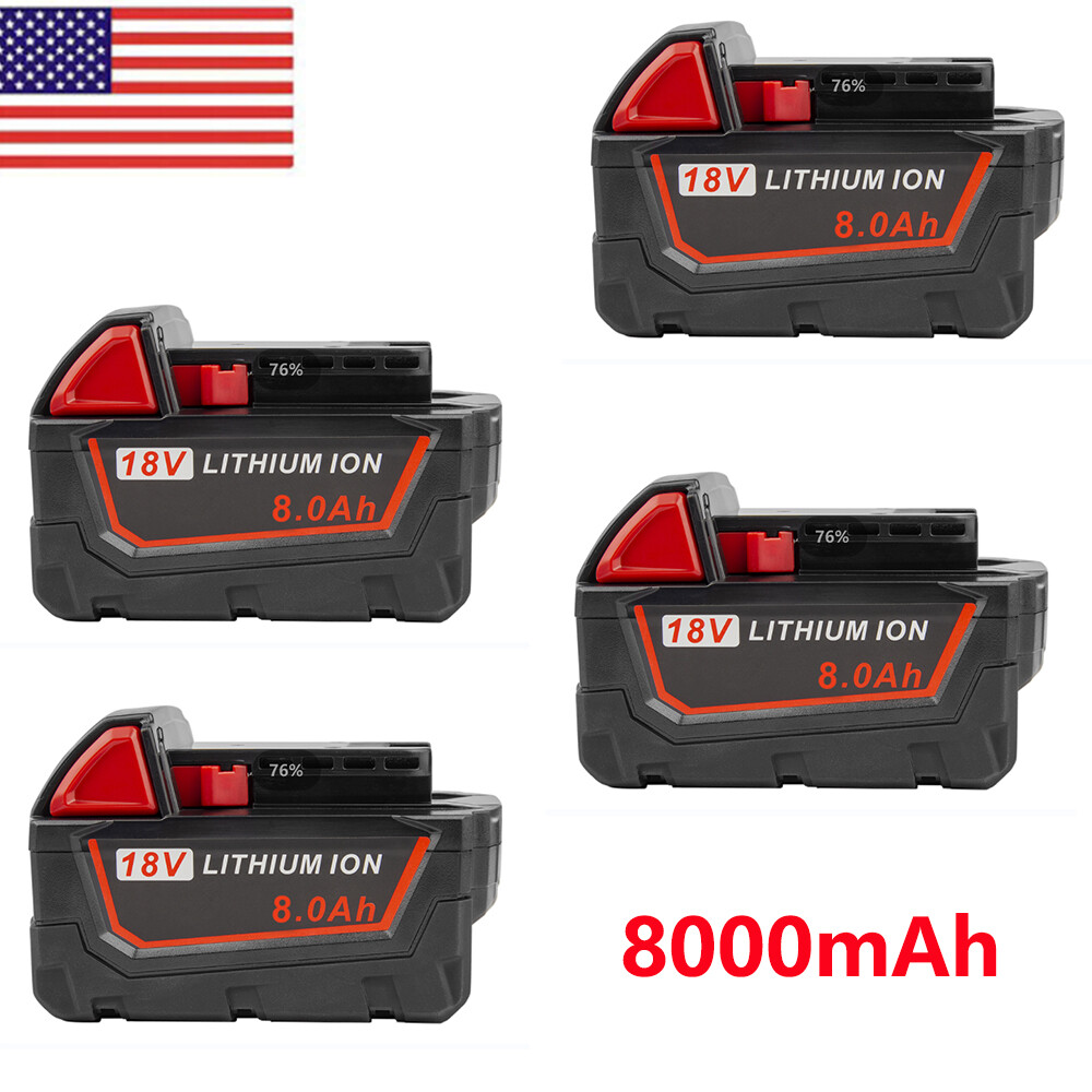 Milwaukee M18 8.0Ah Lithium Extended Capacity Battery 48-11-1840