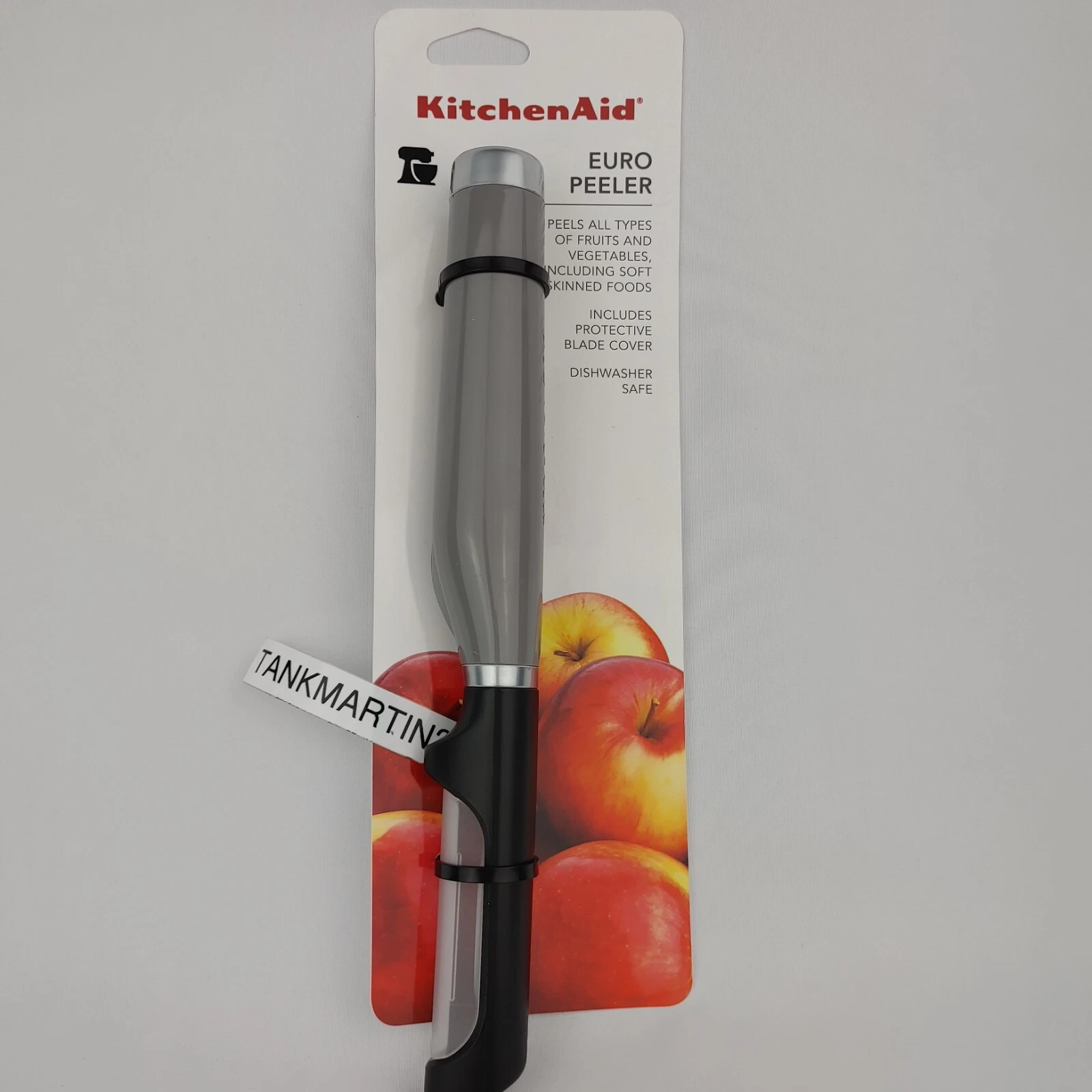 KitchenAid Gray Grey Euro Peeler Potato Veggie Vegetable Fruit KE112OHGSA