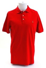 Polo Ralph Lauren Red Classic Fit Short Sleeve Polo Shirt Men's NWT