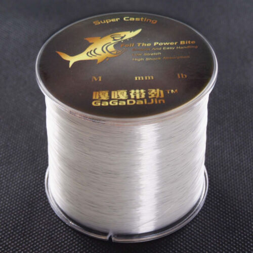 160 m ~ 1860 m 12 lb ~ 100 lb ligne de pêche monofilament transparent nylon mono super résistant - Photo 1/3