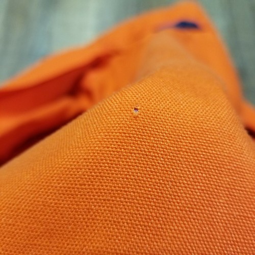 Vintage O's GOLD Seed Corn Jacket K BRAND Zipper Front - Orange - Picture 6 of 9