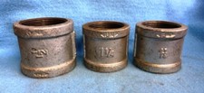 UNBRANDED STEEL COUPLING ASSORTED LOT OF 3 