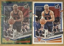 2023-24 Panini Donruss - Holo Green Laser & Base Card #174 Josh Hart
