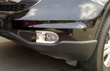 ABS Chrome Front Fog Light Lamp Cover Trim For 2010-2011 Honda CRV CR-V