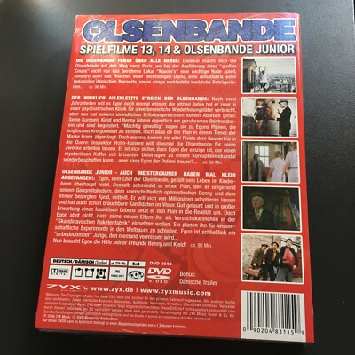 Die Olsenbande Spielfilme 13, 14 Und Olsenbande Junior DVD Box Neu  