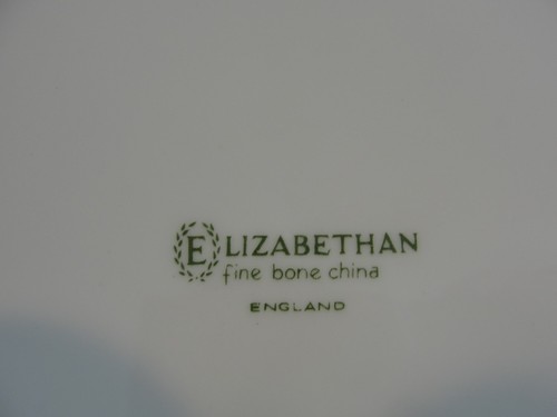 ELIZABETHAN 10 SANDWICH TRAYS WITH 10 CUPS - Picture 6 of 8