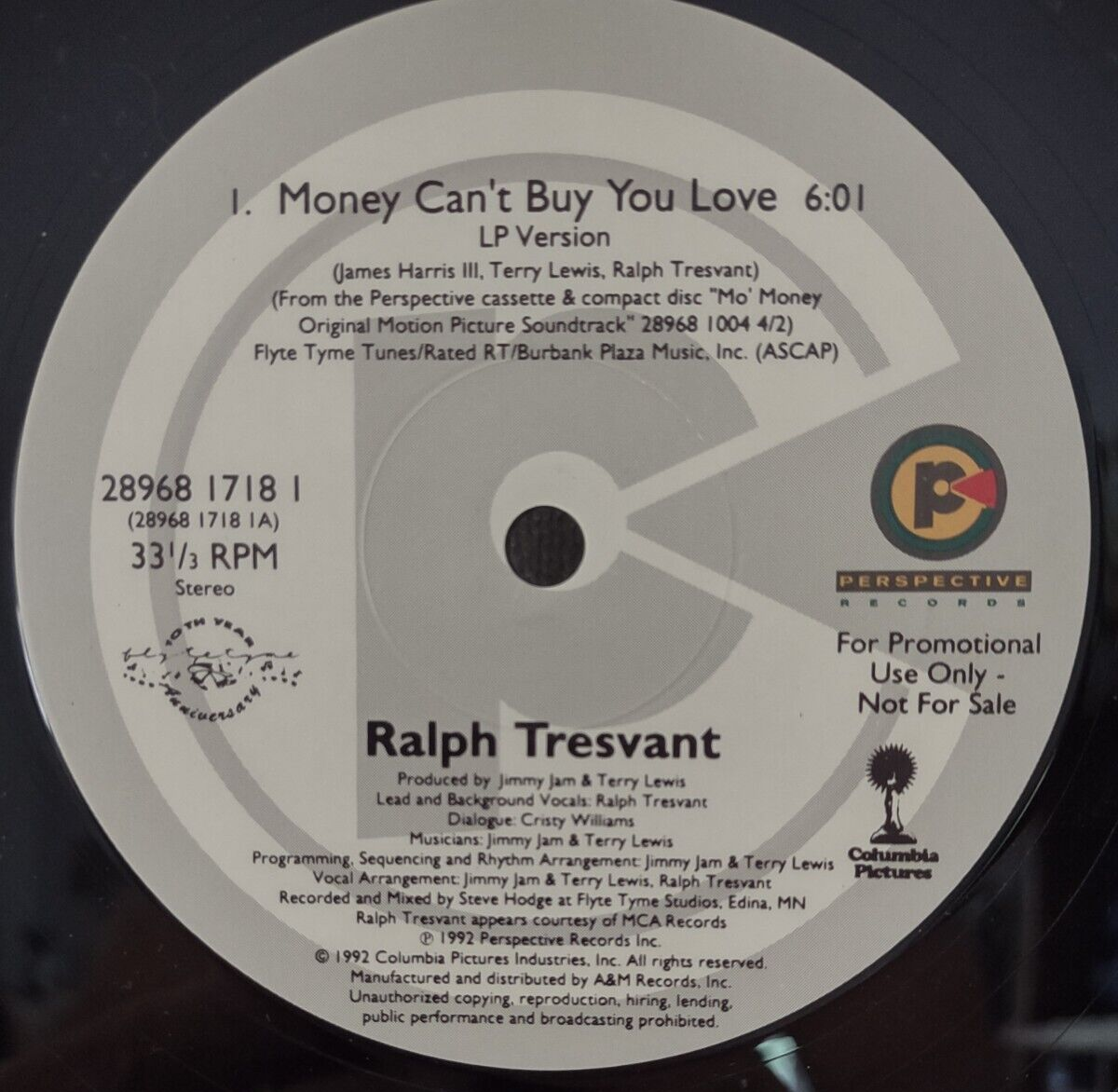 7インチ　Ralph Tresvant /Money Can't Buy You 7インチ Ralph Tresvant /Money Can't Buy You Money Can't Buy You