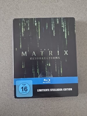 Matrix Resurrections 4 , Steelbook BLURAY , mit Keanu Reeves