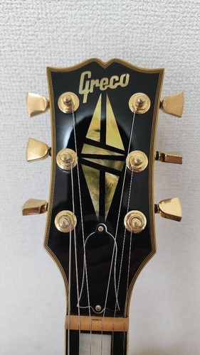 Greco Les Paul Custom Style Vintage Electric Guitar Black From JAPAN - Picture 5 of 10