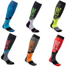 Alpinestar Mx Plus 2 Adult Boot Socks Motocross Dirt Bike Off Road Atv Racing 