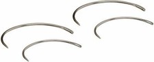 Dritz Curved Upholstery Sewing Needles 4/Pkg-Sizes 2", 2.5" Tufting Quilt Layers