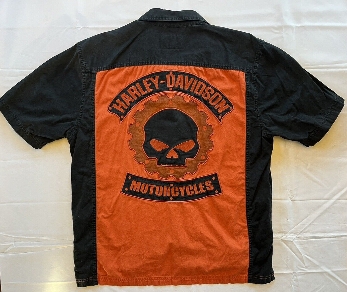 T-shirt Harley-Davidson New Ness Galesburg IL 2010 - Taille L, Couleur Vert Bleuté (teal), Neuf Avec étiquettes