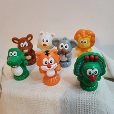 VTech Smartville Alphabet Train Station Animal Figures Accessories 7 PC Magnetic