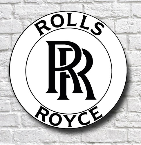 ROLLS ROYCE LOGO 2FT GARAGE SIGN WALL PLAQUE CLASSIC CAR WORKSHOP PHANTOM GHOST - Picture 7 of 12